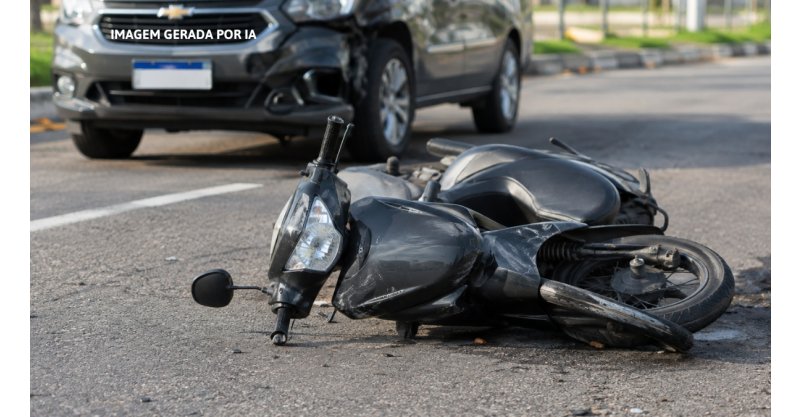   Imbituba / Adolescente pega moto da mãe sem ela saber, sofre acidente e fica ferido na cidade