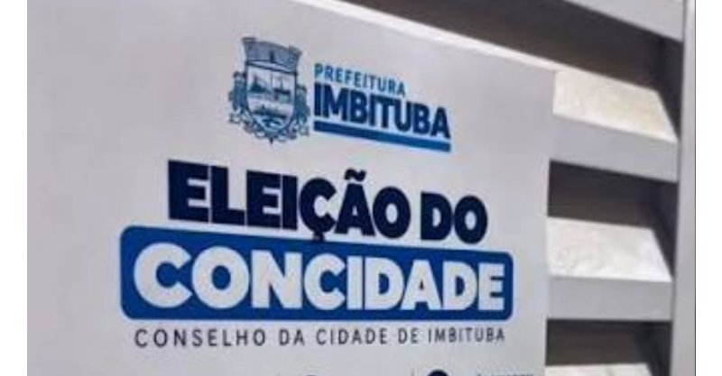 3º eleição do Concidade de Imbituba acontece nesta terça-feira na Câmara de Vereadores; veja todos os detalhes