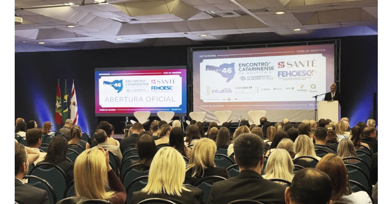 46º Encontro Catarinense de Hospitais reúne lideranças para debater governança, inovação e sustentabilidade na saúde