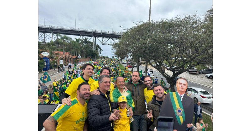 7 de setembro: ato da direita em SC tem trio elétrico com áudio de Bolsonaro