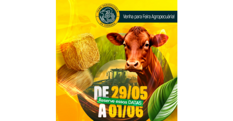 Aberta a 7ª Feira Agropecuária de Tubarão na Arena Estener Soratto
