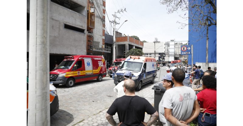 Acidente em obra de hospital de Blumenau deixa um trabalhador morto e 6 feridos