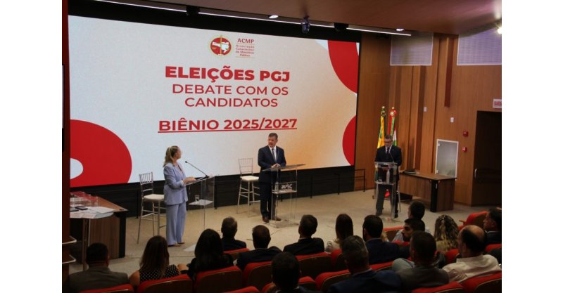 ACMP promove debate entre candidatos à Procuradoria-Geral de Justiça do MPSC