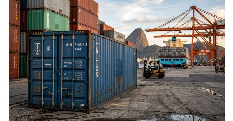 Alfândega abre contêiner suspeito/maior porto do país/apreende 410 sacos/mas/abrir conteúdo/carregamento revela novo mistério para/fiscais