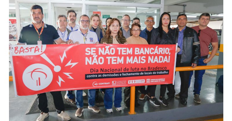 Bancários alertam para fechamento de agências e demissões em massa