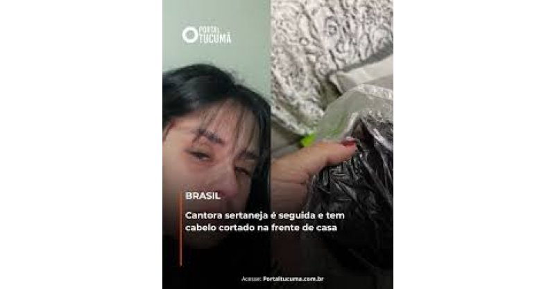 BLUMENAU / Cantora sertaneja é seguida e tem cabelo cortado na frente de casa durante ataque em SC