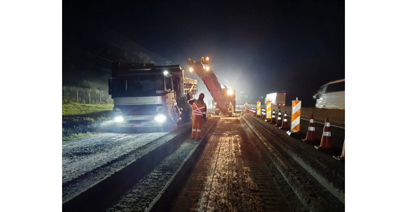 BR-101 terá trechos com faixa interditada durante obras noturnas; confira os locais