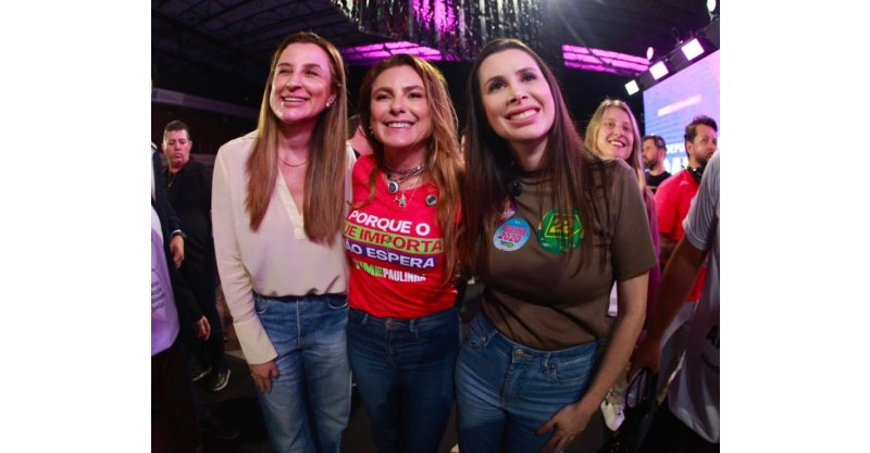 Candidata a deputada federal, Paulinha reúne 2 mil pessoas em evento de lançamento da campanha