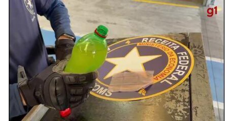 Carga de cocaína misturada a refrigerante é interceptada em SC a caminho da Europa