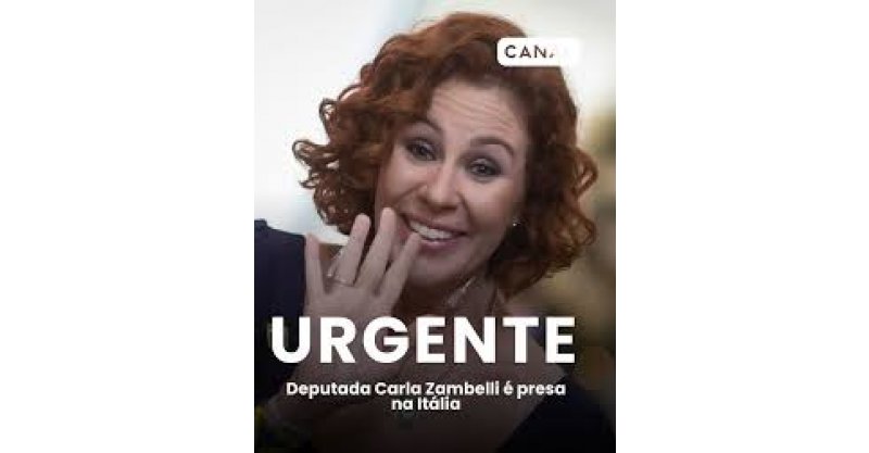Carla Zambelli é presa na Itália, segundo Ministério da Justiça