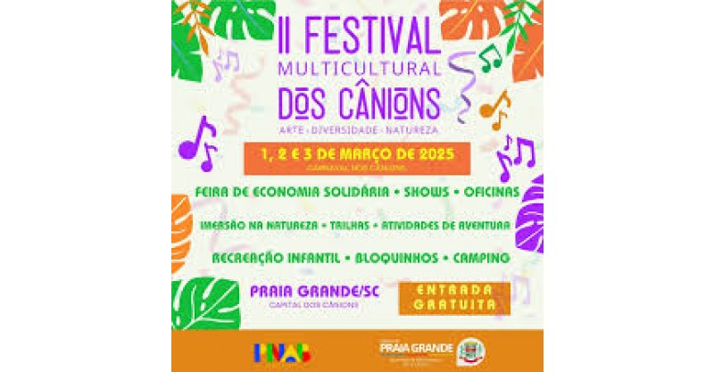 Carnaval alternativo: Capital dos Cânions tem festival gratuito com shows, feira e recreação para crianças