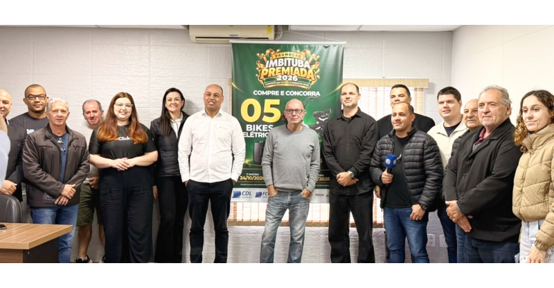 CDL IMBITUBA LANÇA OFICIALMENTE A PROMOÇÃO IMBITUBA PREMIADA 2026