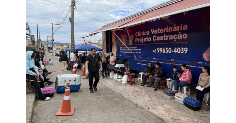 Centro de Bem-Estar Animal realiza mais de 500 castrações durante mutirão em Imbituba
