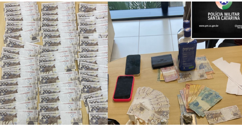 Cinco presos por golpes com dinheiro falso em Santo Amaro da Imperatriz