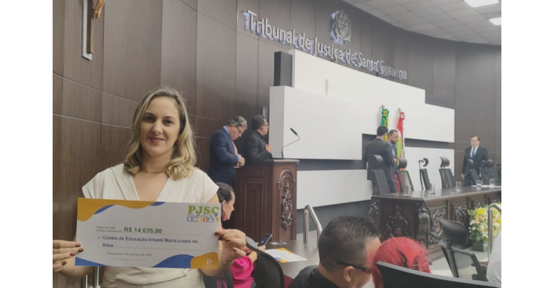 CMEI Dona Pequena é contemplado com recursos do PJSC Mais Social para qualificação de espaço educativo