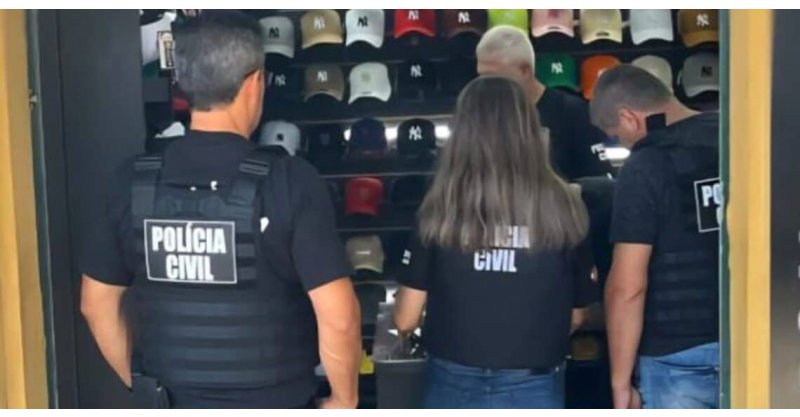 Em Florianópolis, operação apreende mais de mil produtos falsificados no camelódromo