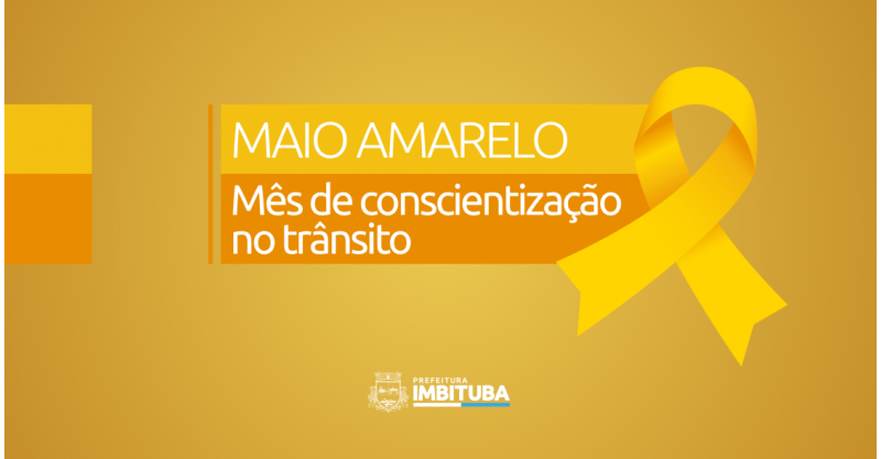 Escola de Trânsito promove ações de conscientização no Maio Amarelo em Imbituba