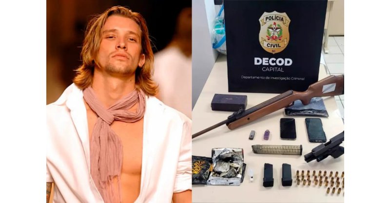Ex-modelo internacional é investigado por tráfico de drogas e foge da polícia em Florianópolis