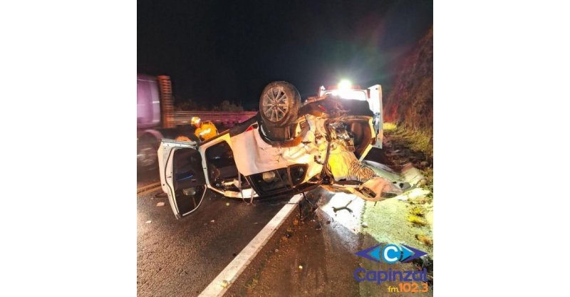 Ex-prefeita de SC sofre grave acidente na BR-282