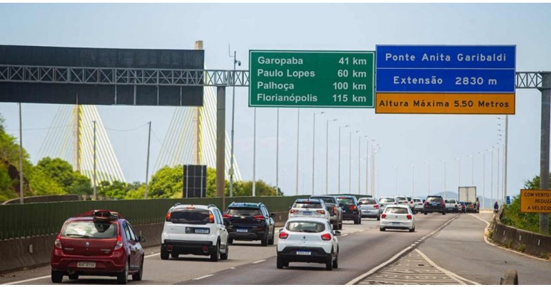 Feriados de Páscoa e Tiradentes superou expectativa de fluxo, registrando mais de 900 mil veículos na BR-101Sul/SC