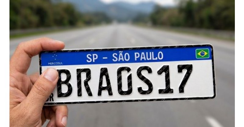 Fim da placa Mercosul? Nome da cidade pode voltar a aparecer nos carros do Brasil