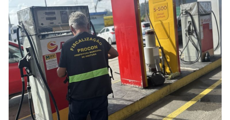 Fiscalização em Imbituba não encontra preços abusivos em postos de combustíveis