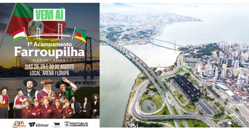 Florianópolis recebe primeiro Acampamento Farroupilha com shows, tradição e entrada solidária