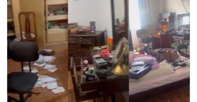 FOTOS mostra como ficou casa após família de Flávio Bolsonaro ser assaltada e feita de refém
