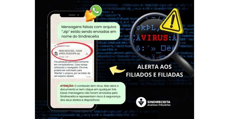 Golpe.zip /  mensagens falsas com arquivos zip clonam WhatsApp e roubam dados no Brasil