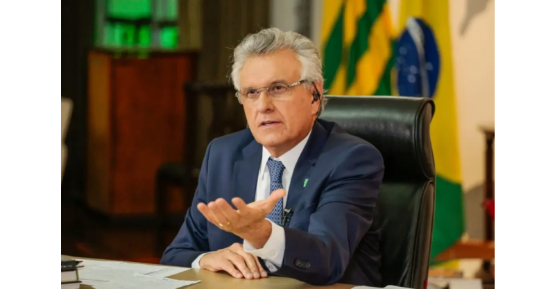 Governador Ronaldo Caiado e Ricardo Faria debatem o futuro do Brasil em evento na Acic