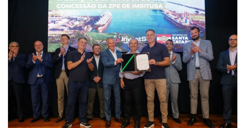 Governo do Estado entrega estudos de modelagem e estruturação da ZPE de Imbituba 