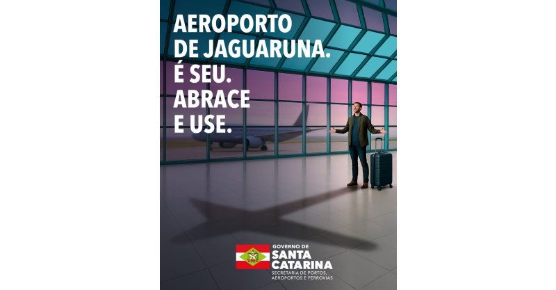 Governo lança campanha de valorização do Aeroporto de Jaguaruna