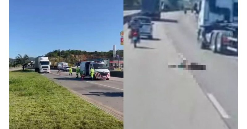 Homem morre atropelado por caminhão na BR-101 e reacende alerta sobre travessia