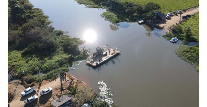Imbituba / Balsa do Sambaqui é interditada após rompimento de cabos 