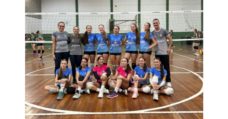 Imbituba conquista vaga no regional da OLESC com vice-campeonato no voleibol feminino