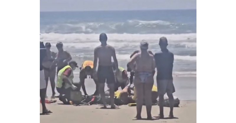 IMBITUBA / Homem é resgatado após afogamento na Praia da Vila
