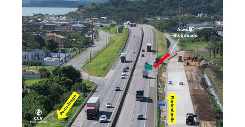 IMBITUBA / Intervenção na BR-101 restringe acesso ao município
