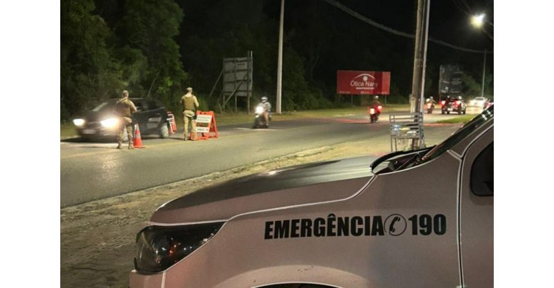 IMBITUBA / Operação Força Total apreende arma, drogas e veículos irregulares no município ou que estavam transitando pela cidade
