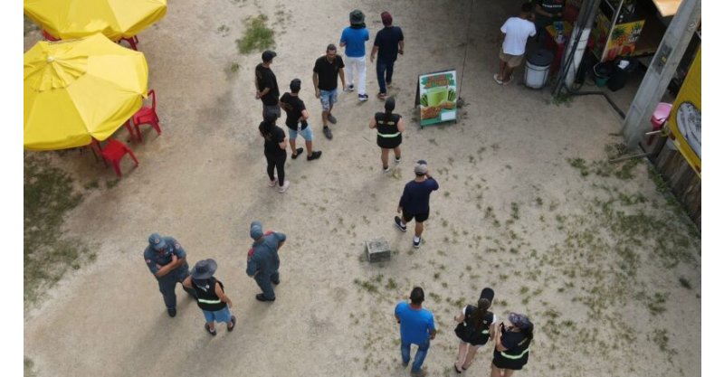 IMBITUBA / Operação Guardiões da Lei realiza fiscalização no Canto da Praia da Vila