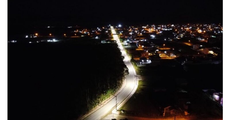 IMBITUBA / Vias de Itapirubá recebem nova iluminação de LED