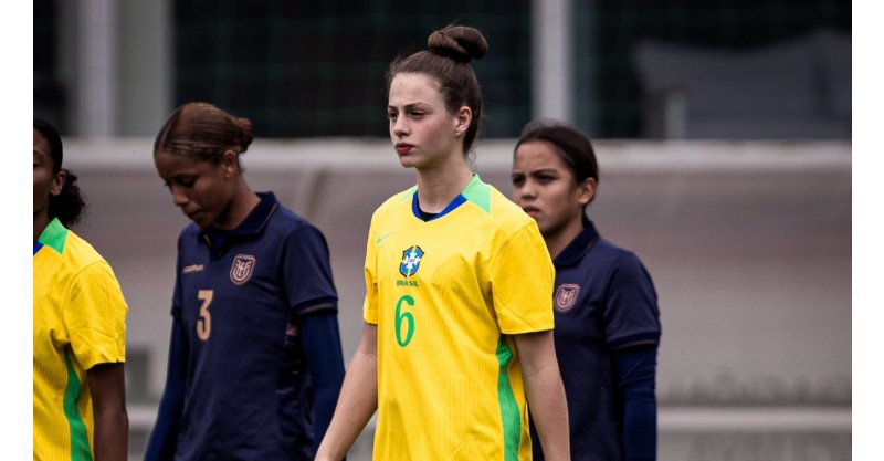 Imbitubense Júlia Souza estreia com a camisa da Seleção Brasileira Sub-15 em torneio no Paraguai