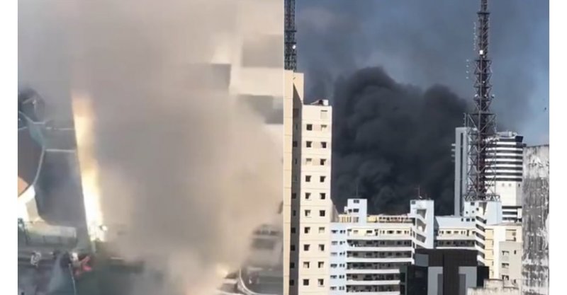 Incêndio atinge prédios do Incor e Icesp em SP; pacientes são retirados dos quartos