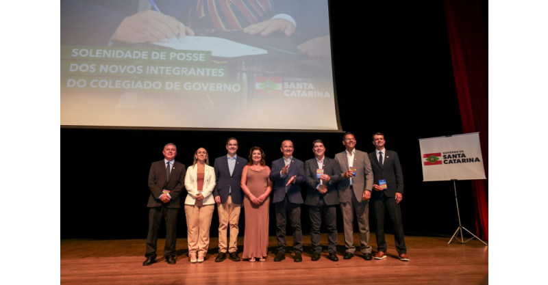 Jorginho Mello dá posse a novos secretários e integrantes do Colegiado de Governo