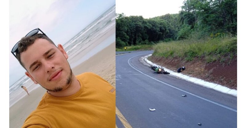 Jovem morre em acidente de moto em SC dois dias antes de completar 22 anos