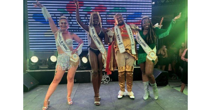 Laguna / Ronildo Jr. é o novo Rei Momo e Estefânia Santos a nova rainha do Carnaval dA CIDADE