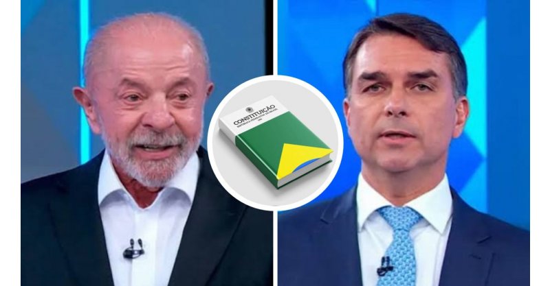 Lula votou contra a Constituição de 1988? Entenda tema abordado por Flávio Bolsonaro no último debate entre presidenciáveis