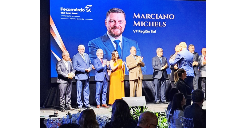 Marciano Michels assume vice-presidência da Fecomércio SC pelo Sul do estado