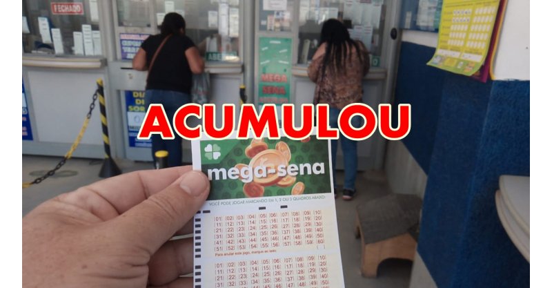 Mega-Sena, concurso 2.995: prêmio acumula e vai a R$ 45 milhões