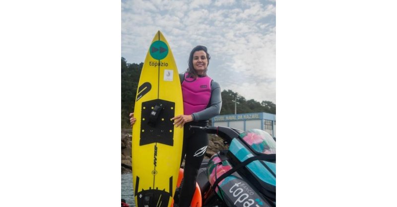 Michaela Fregonese pode ter surfado maior onda do país na 