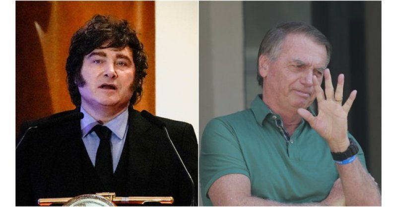 Moraes nega visita de Milei a Jair Bolsonaro na prisão domiciliar
